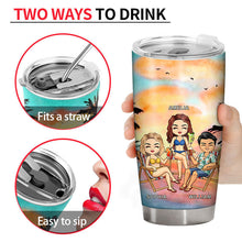 Hangovers Are Temporary But Drunk Stories Are Forever Beach Best Friends - Bestie BFF Gift - Personalized Custom Tumbler