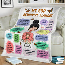 Christian Bible My Affirmations Blanket - Personalized Custom Blanket - Gifts For Christian