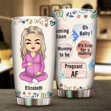 Pregnant Mom To Be - Personalized Custom Tumbler - Pregnancy Gift For Mother