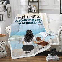 A Bond That Can't Be Broken - Gifts For Couples Personalized Custom Fleece Flannel Blanket