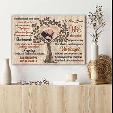 Custom Photo - We Often Speak Your Name Now All We Have Are Memories - Personalized Custom Canvas - Memorial Canvas