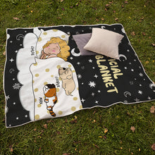 Official Nap Blanket - Pet Blanket - Cute Pet Gifts For Pet Lovers, Pet Mom Personalized Custom Fleece Flannel Blanket