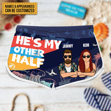 You're My Better Half - Personalized Couple Beach Shorts - Matching Swimsuits For Couples - Gift For Couples, Husband Wife