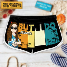 Couple Matching I Do - Personalized Couple Beach Shorts - Matching Swimsuits For Couples - Gift For Couples, Husband Wife