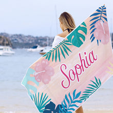 Personalized Beach Towel Personalized Name Bath Towel Custom Pool Towel Beach Towel Summer