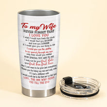 Want To Be Your Last Everything - Personalized Tumbler Cup - Gift For Couple - Couple Shoulder To Shoulder