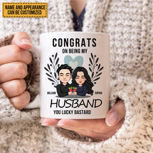 Congrats On Being My Husband - Personalized Mug