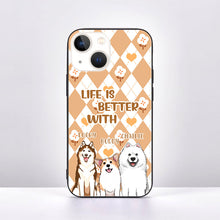 Life Is Better With Puppies - Pet Phone Case - Gift For Pet Lovers Personalized Custom Phone Case