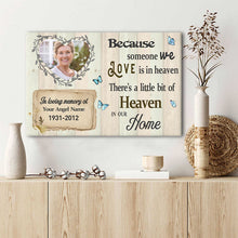 Custom Photo Personalized Canvas Unique Memorial Gifts Remembrance Gifts Personalized Sympathy Gifts Custom Canvas Wall Art