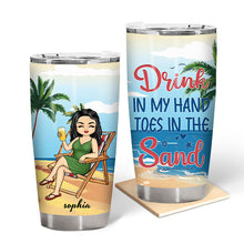 Just A Girl Who Loves Beaches - Personalized Custom Tumbler