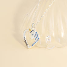 Personalized Pink & Blue Unicorn Necklace - Gift For Love - Personality Customized Name Necklace