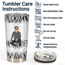 Father Nutrition Facts Amazing Man - Gift For Dad - Personalized Custom Tumbler