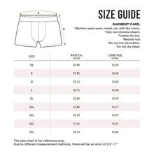 Caution Slippery - Personalized Customized Man's Boxer Briefs - Valentines Day Gift