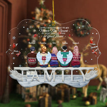 Someone We Love Is In Heaven - Personalized Acrylic Ornament - Christmas Memorial Gift For Family Members, Brothers, Sisters, Mom, Dad