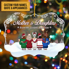 Personalized Ornament The Love Between Mother And Daughters Is Forever Gift For Family, Christmas Gift