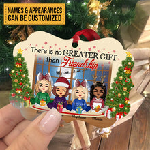 No Greater Gift Than Friendship - Christmas Gift For BFF - Personalized Custom Ornament
