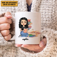 A Girl Who Loves Books - Reading Gift - Gift For Best Friends - Personalized Mug