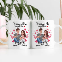 Together Since Cartoon Couple Character - Couple Mug - Gifts For Him, Her Personalized Custom Ceramic Mug