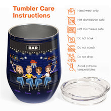 Bestie Here's To Another Year - Bestie BFF Gift - Personalized Custom Wine Tumbler