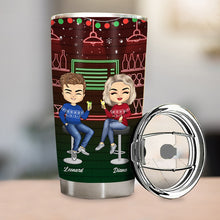Here's To Another Year Of Bonding Over Alcohol Christmas Best Friends - Bestie BFF Gift - Personalized Custom Tumbler