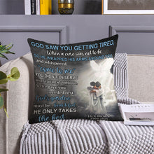 God Saw You Getting Tired Memorial Gift For Loss Personalized Custom Pillow
