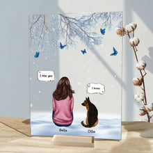 I Miss You More This Day - Gift For Pet Lovers - Personalized Acrylic Plaque