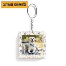 Custom Photo Personalized Keychain Don't Cry For Me I'm OK!! - Upload Image - Custom Keychain Memorial Gift For Dog Cat Mom Dad
