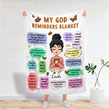Christian Bible My Affirmations Blanket - Personalized Custom Blanket - Gifts For Christian
