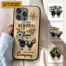 Husband And Wife Camping Partners For Life - Gift For Camping Lovers - Personalized Phone Case
