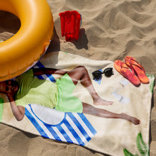 Custom Photo Funny People Funny Life - Beach Towel - Personalized Custom Face Beach Towel