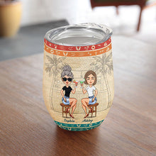 Are We Drunk ? - Personalized Wine Tumbler - Birthday, Funny, Summer Gift For Sister, Sistas, Soul Sisters, Friends