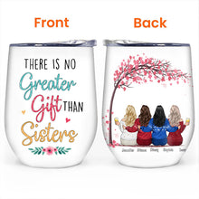 I Would Fight A Bear For You Sister - Personalized Wine Tumbler - Gift For Sisters