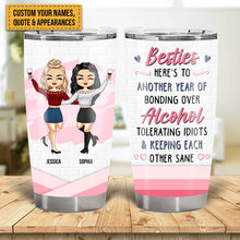 Chibi Bestie We're Not Sugar & Spice And Everything Nice - Gift For Best Friends - Personalized Custom Tumbler