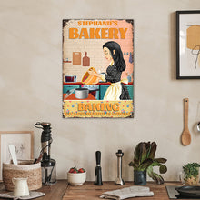 Baking Because Murder Is Wrong - Personalized Custom Metal Sign - Customizable Metal Signs - Kitchen