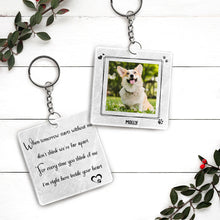 Personalized Custom Dog Keychain Dog Memorial Gifts - Personalized Keychains - Pet Memorial Gifts