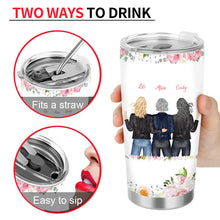 Mother And Daughter Linked Together - Personalized Custom Tumbler Mother's Day Gift