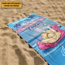 Beach The Tans Will Fade - Gift For Beach Lovers - Personalized Custom Beach Towel