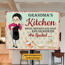 Kitchen Where Memories Are Made  - Personalized Metal Sign - Mother's Day Gift - Gift For Mother, Grandma, Nana, Mama