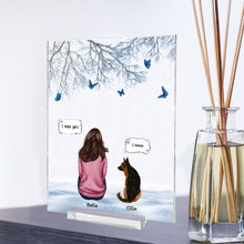 I Miss You More This Day - Gift For Pet Lovers - Personalized Acrylic Plaque