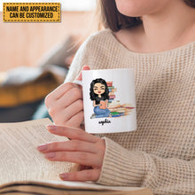 A Girl Who Loves Books - Reading Gift - Gift For Best Friends - Personalized Mug
