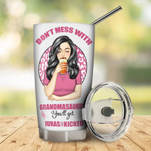 Don't Mess With Mom - Personality Customized Tumbler - Gift For Mom Grandma Auntie Mother's Day Gift