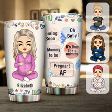 Pregnant Mom To Be - Personalized Custom Tumbler - Pregnancy Gift For Mother