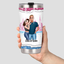 The Day I Met You Couple Steel Tumbler