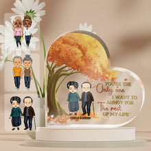 You Are The Only One I Want To Annoy For The Rest Of My Life - Gift For Couples - Personalized Custom Heart Shaped Acrylic Plaque