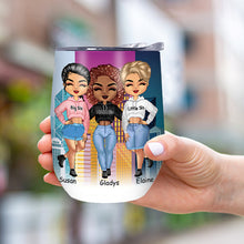 Never Apart - Gift For Sister - Personalized Custom Wine Tumbler