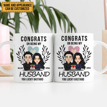 Congrats On Being My Husband - Personalized Mug