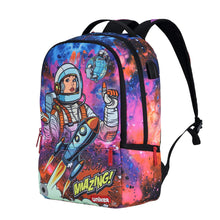 Space Astronaut School Backpack for Teens, Laptop Backpack with USB Charging Port,Designer Computer Backpack for 15.6 Inch Laptop,High School Backpack,Graffiti Backpack for Work