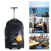 Rolling Laptop Bag for 14 Inch Laptop,19 Inch Roller Bookbag for Girl Boy,Wheeled Computer Bag,Sports Bag on Wheels,Trolley School Bag Basketball,Schoolbag with Wheels