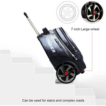 19 Inch Rooler Rolling Laptop Bag for 14 Inch Laptop,19 Inch Roller Bookbag for Teens ...