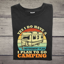 Camping-Retirement-Plan-Hiking-Nature-t0020-Unisex T-shirt